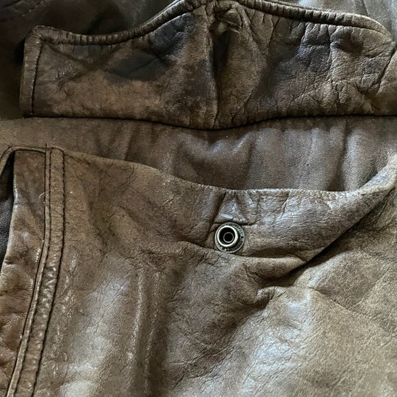 Vintage Marco Serafino Mens1XL Tall Leather Jacket - Picture 6 of 6